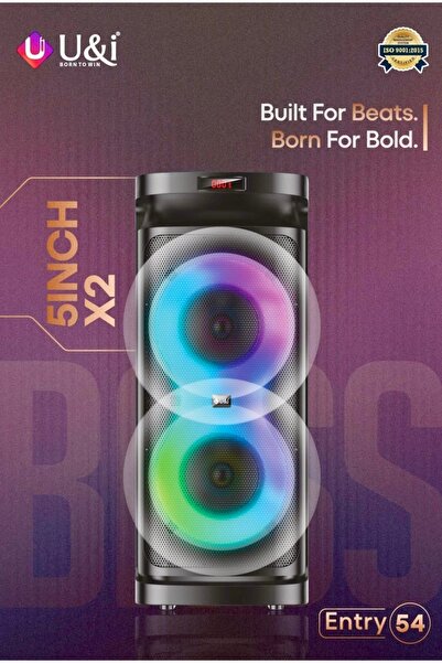 U & I Born To Win U&i Entry 54: The Ultimate 40W Portable Party Speaker