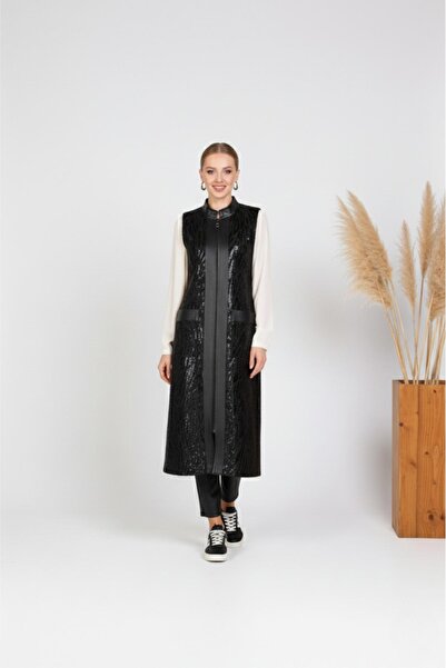 MELIDIA A304555 Aguaje Hakim Yaka Uzun Yelek