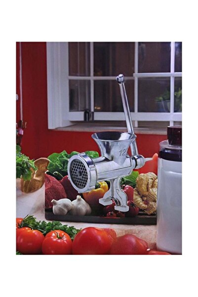 GENERIC4 مفرمة لحم يدوية وخلاط يدوي - فضي