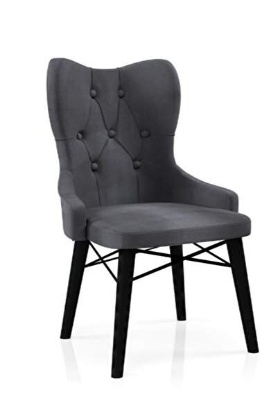 Desire Babyface Petra chair with black painted hornbeam leg - Furniture