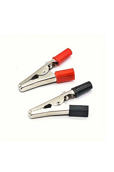 OMC Battery alligator clip set 5 cm,