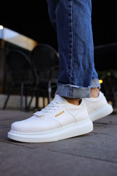 INURA GLOBAL Ch073 - Cbt Flatline Men's Shoes White