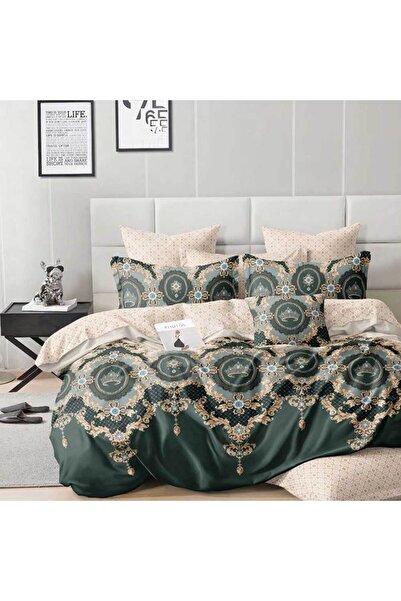 Patul Λευκά είδη, σατέν βαμβάκι, θειούχο, 2 άτομα, διπλό κρεβάτι, 4 τεμάχια