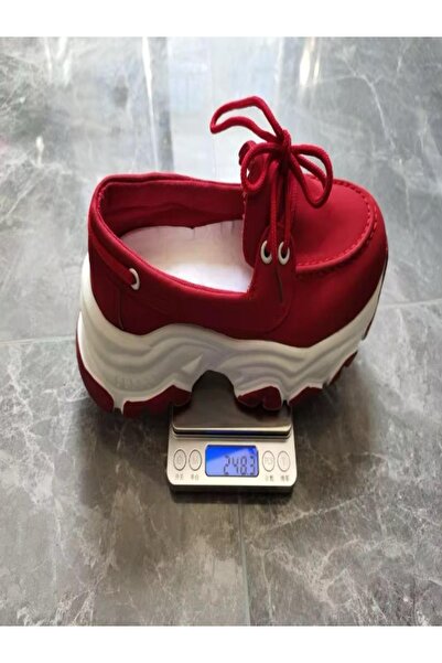 Generic Women's Lace-Up Platform Shoes Lightweight Cushioned Breathable Casual TPR Sole