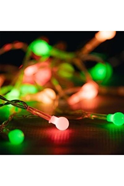 OEM Șir luminos LED cu 20 de becuri mini glob alimentate cu baterii 2,2 m - M...