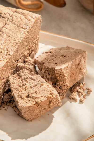 BERCEKIZ SERVET ŞEKERLEME Rafine Şeker İlavesiz Kakaolu Taze Tahin Helvası 200 gr