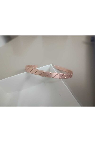 Neefy 1Pcs Stylish Thin 6mm Pure Copper Twisted Bracelet