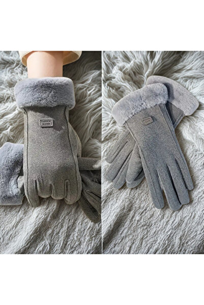 VELORA PRIVE Kadın Termal Kış Eldiveni - Dokunmatik Ekran Uyumlu Soğuk Hava Eldivenleri
