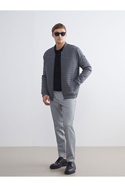 LC Waikiki LCWAIKIKI Classic Standard Mold College Collar Men's Knitwear Cardigan