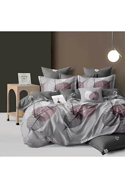 Patul Bed Linen, Satin Cotton, Sulphur, 2 Persons, Double Bed, 4 Pieces