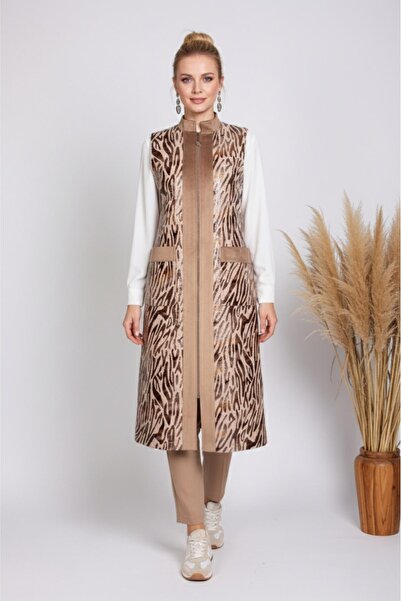 MELIDIA A304555 Aguaje Hakim Yaka Uzun Yelek