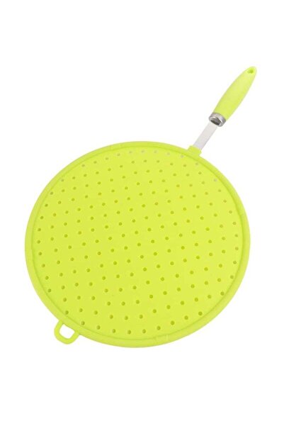Generic Silicone Pot Lid for Skillet and Griddle Cooking Grease Guard Anti Spill Cover Green