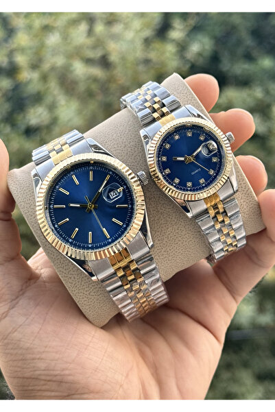 Tulpar New Season Steel Cord Calendar Trend Model Lover Couple Watch