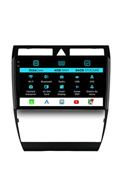 NavStore Dedicated Navigation Audi A6 C5 (2000-2004), 9Inch, 4Gb Ram, 64Gb Storage, Carplay