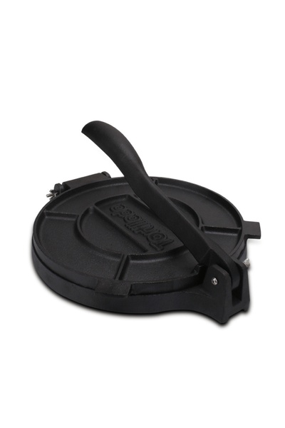 Tortillada Tortilla Press Kit, Tortillada, pre-seasoned cast iron, includes b...