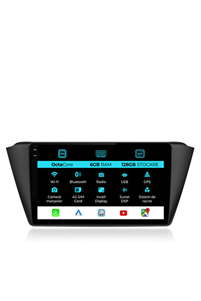 NavStore Navigatie Dedicata Skoda Fabia (2014-2019), Incell 9Inch, 6Gb Ram, 1...