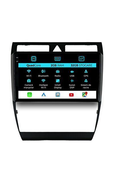 NavStore Navigatie Dedicata Audi A6 C5 (2000-2004), 9Inch, 2Gb Ram, 32Gb Stoc...