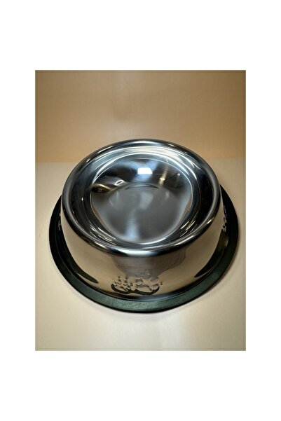 OEM Cat food bowl, stainless steel, simple, elegant, 15x5cm