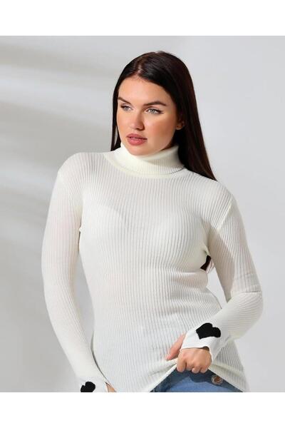 Varizo Long-sleeved winter blouse with a toe slit