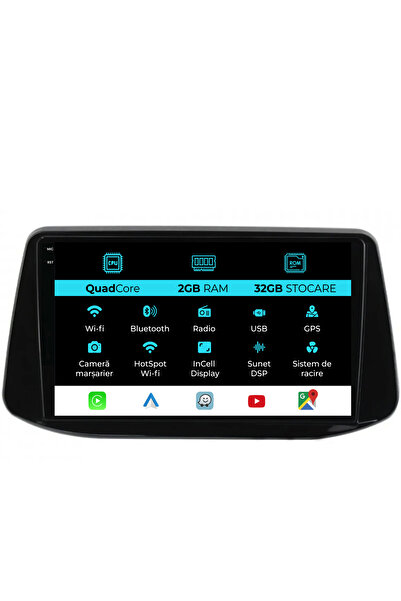 NavStore Dedicated Navigation Hyundai I30 (2017-2022), 9Inch, 2Gb Ram, 32Gb Storage, Carplay