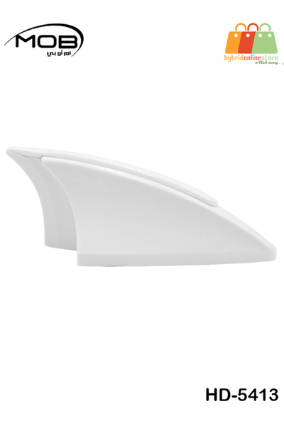 Mob HD-5413 Car Earth Antenna | White Shark Fin Static Reducer Easy to Install