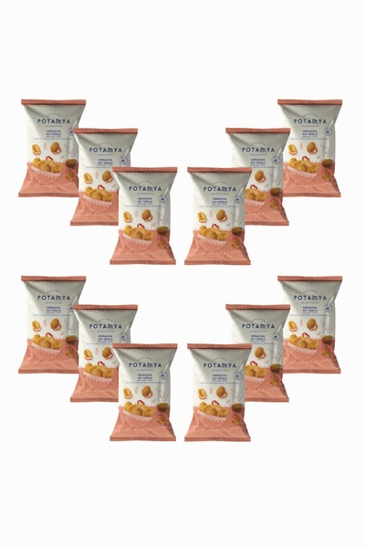POTAMYA Zeytinyağlı Sriracha Baklagil Cipsi x12