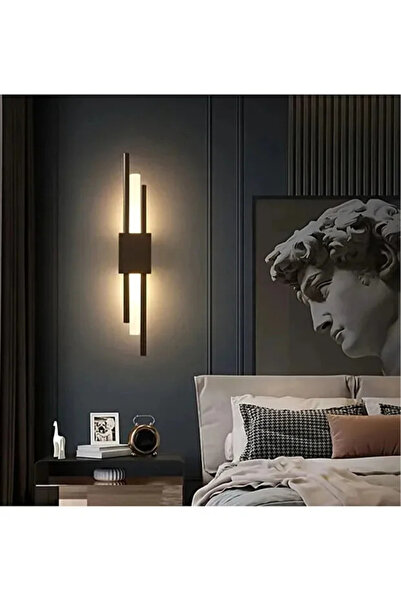 akyzlighting AXİS LED ELEKTRİKLİ APLİK SİYAH