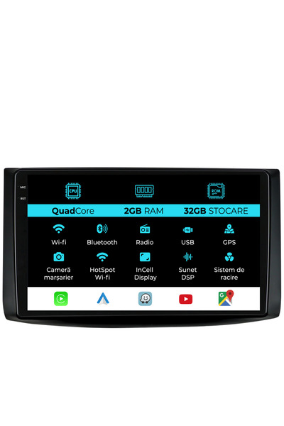 NavStore Navigatie Dedicata Chevrolet Aveo (2002-2011), 9Inch, 2Gb Ram, 32Gb ...