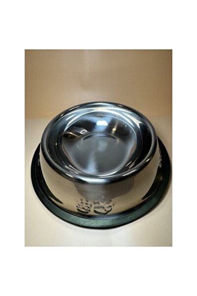 OEM Cat food bowl, stainless steel, simple, elegant, 15x5cm