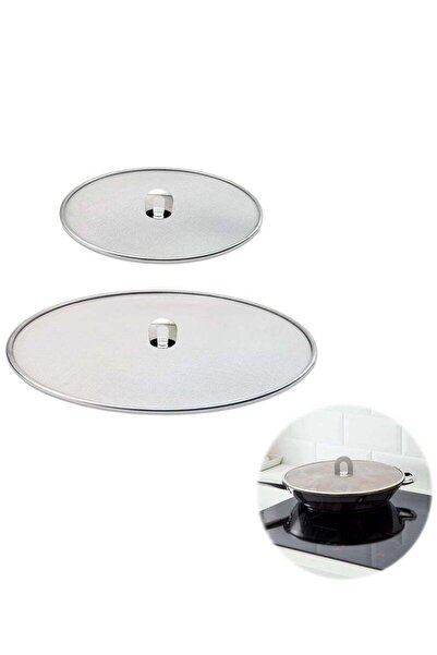 Generic SYOSI Stainless Steel Splatter Shield Set, Splatter Screen for Frying Pan, Grease Splatter Guard St