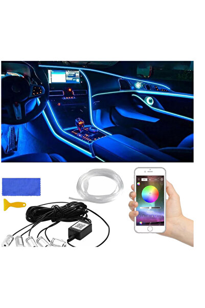 Ruan LED strip car interactive design 6 m RGB waterproof 12V 5W control range 12 m control from the app