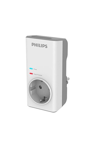 Philips 1-li CHP7010W/10 1140 Joules Akım Koruma Prizi Siyah