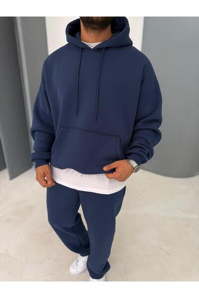 Baycombine35 3 Yarn Premium Quality O Oversized Sweatshirt