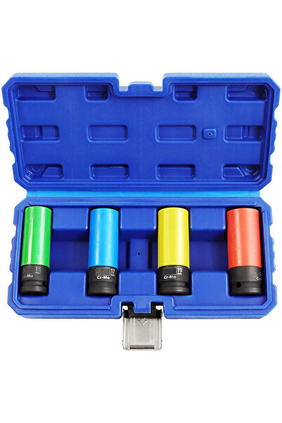 Andu 4-piece set with COLORED protection for studs size 17 19 21 22 mm