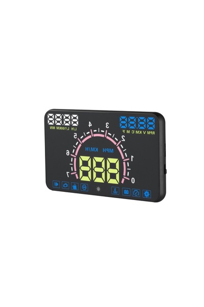 Ruan Head Up Display Car E350 Mileage Windshield Projection