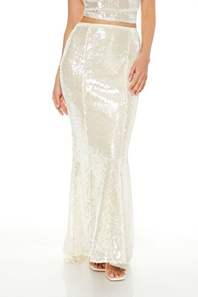 Forever 21 Pul Payetli Maxi Etek