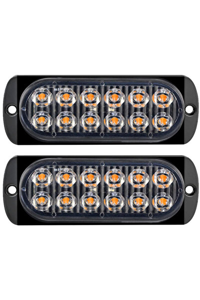 Jack Set of two projectors with 12 LEDs 36W 2 Wires Clearance Lamps