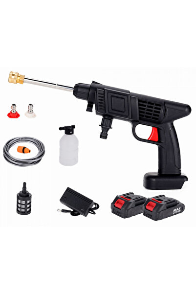 MANDU Portable pressure washer gun with 2 48V batteries