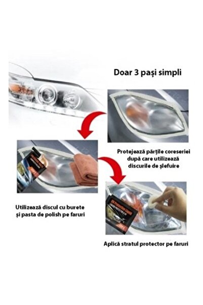 MANDU Headlight Restoration Polish Kit 15 Elements