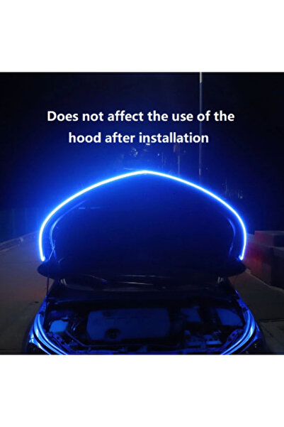 LILY Car Hood LED Strip with Application 180cm Green