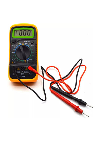 OEM Multimeter Digital LCD DT-830L BLACK