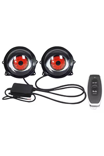 Ruan Set of 2 AUTO LED Magnifiers 3 inches cat eye animation 12 36v