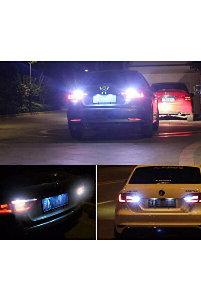 Ruan Set of 2 x SMD T15 16W Canbus LED Car Bulbs