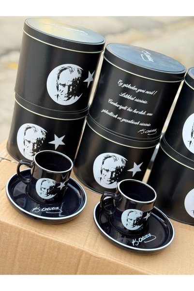 Hediye Köşkü Kemal Atatürk Öğretmenler Günü 2li Kahve Fincanı