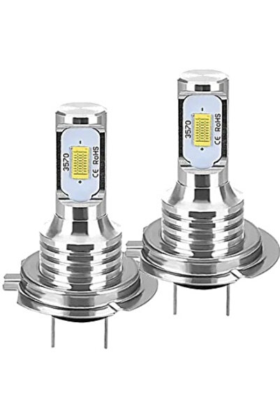 XL Set of 2 LED AUTO H7 3570 fog bulbs, power 80W, 4000 lumens, temperature 6000-6500K