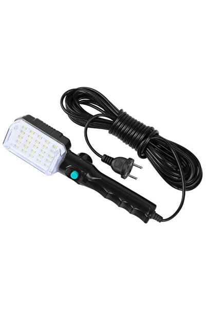 XL 220V work lamp with LED hook and magnet, cable length 10m