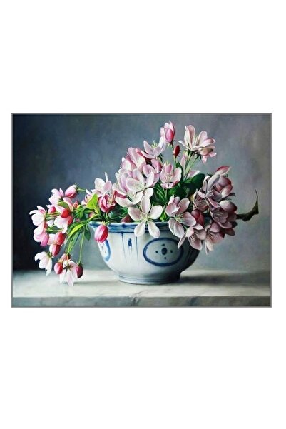 MATTELOT TOYS Set pictura pe numere Magnolii in vaza, Tablou 20 x 30 cm