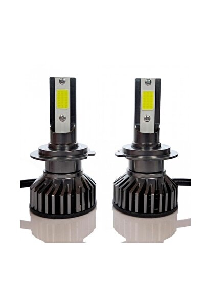 Ruan Set of 2 COB H7 car bulbs, 100W, cold white light, 12000 lumens