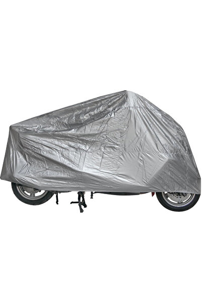 BASHAR Metallic grey motorcycle cover M 120X210cm