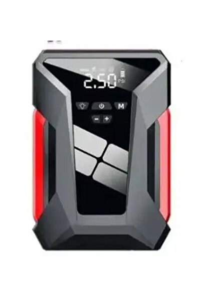 Mihai Portable Q D0250 car battery jump starter with Power Bank and compressor 1500mAh